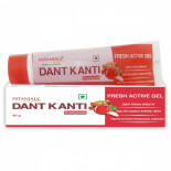 Зубная паста-гель с аюрведическими травами PATANJALI Dant Kanti Fresh Active Gel Toothpaste 80g