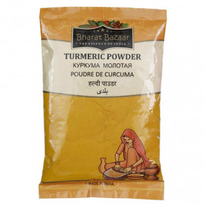 Куркума молотая (turmeric powder) Haldi Bharat Bazaar | Бхарат Базар 400г