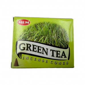 HEM Green Tea Cones Благовоние конусы Зелёный Чай 28г
