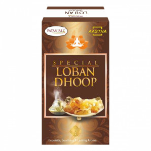 Лобан мягкие благовония дхуп PATANJALI Aastha Special Loban Dhoop 10ps