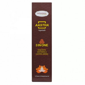 Благовоние 3 в 1 PATANJALI Aastha Royal 3-In-One 16g