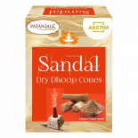 Благовоние конусы сухие Сандал PATANJALI Aastha Sandal Dry Dhoop Cones 20g