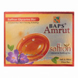 Шафран банное глицериновое мыло (Saffron Glycerine Bathing Bar) Baps Amrut | Бапс Амрут 75г