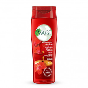 Dabur Vatika Nourishing Oil Shampoo Hibiscus Шампунь для волос против ломкости волос с маслом гибиск