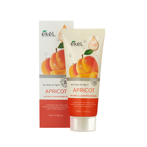 Пилинг-скатка с экстрактом абрикоса Natural Clean Peeling Gel Apricot Ekel 100мл