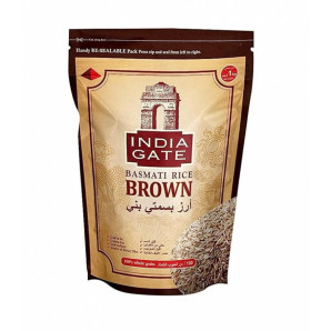 Индийский коричневый рис Басмати INDIA GATE Indian basmati brown rice 1kg