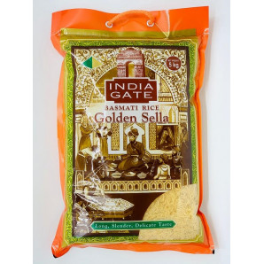 Индийский золотой рис Басмати INDIA GATE Indian basmati golden sella rice 5kg