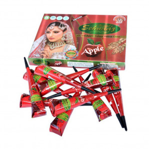 Vimal's sehnaaz Henna for mehendi brown-red Хна для мехенди в конусе Коричнево-бордовая 25г