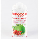 Кокосовая вода с соком граната Tetra Pak Foco | Фоко  330мл