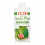 FOCO Кокосовая вода с соком гуавы 0,33л