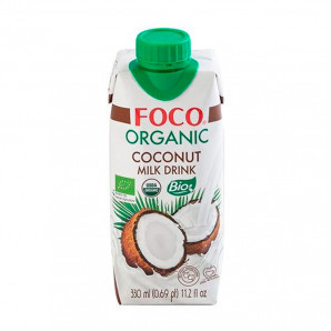 Кокосовый напиток без сахара ORGANIC Tetra Pak Foco | Фоко  330мл