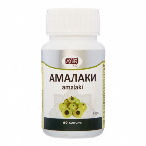 Амалаки (Amalaki) для иммунитета и омоложения Ayur Plus | Аюр Плюс 60 таб.