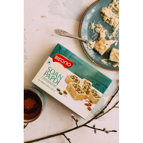 Индийская сладость Соан Папади (Soan Papdi) с орехами Bikano | Бикано 250г