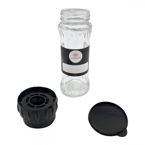 Мельница для специй стеклянная &quot;Ашанти&quot; черная, объем 80г