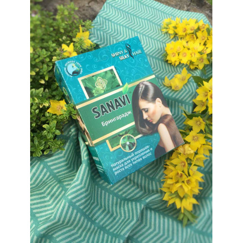 Брингарадж (Bringaraj) порошок для волос Sanavi | Санави 100г