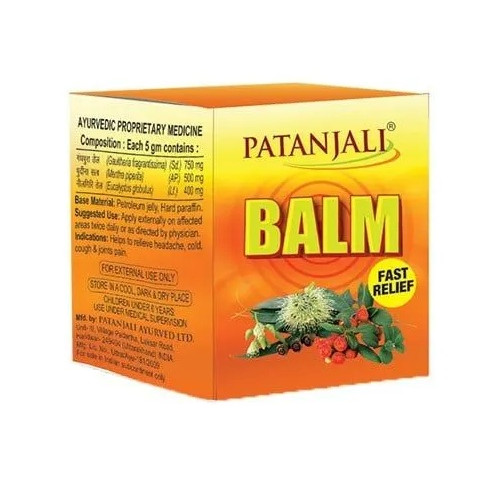 Успокаивающий бальзам для тела Патанджали | PATANJALI Balm Fast Relief 25g