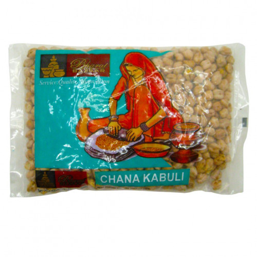 Нут белый (Chana Kabul) Bharat Bazaar | Бхарат Базар 500г Нут белый (Chana Kabul) Bharat Bazaar | Бхарат Базар 500г