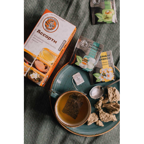 Китайский чай пакетированный ассортимента (Chinese tea) №2 Black Dragon | Блэк Драгон 25пак Китайский чай пакетированный ассортимента (Chinese tea) №2 Black Dragon | Блэк Драгон 25пак