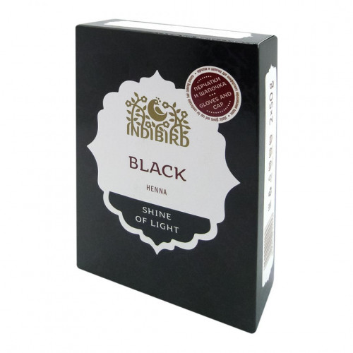 Натуральная хна для волос Черная (henna) Indibird | Индибёрд 100г