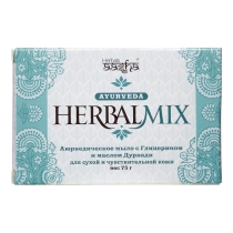 AASHA HERBALS HerbalMix Soap with glycerin and durvadi oil Мыло  с глицерином и маслом дурвади 75г