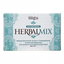 AASHA HERBALS HerbalMix Soap with glycerin and durvadi oil Мыло  с глицерином и маслом дурвади 75г