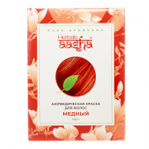 AASHA HERBALS Hair dye Copper Краска для волос Медный 100г