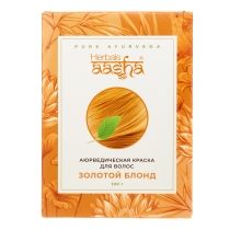 AASHA HERBALS Hair dye Golden Blonde Краска для волос Золотой Блонд 100г