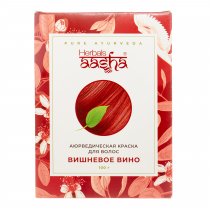 AASHA HERBALS Hair dye Cherry Wine Краска для волос Вишневое Вино 100г
