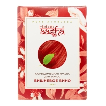 AASHA HERBALS Hair dye Cherry Wine Краска для волос Вишневое Вино 100г