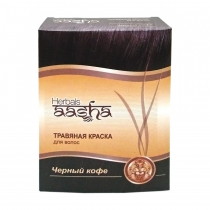 AASHA HERBALS Hair dye Black coffee Краска для волос Черный кофе 60г