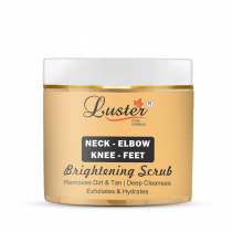LUSTER Neck Elbow Brightening Scrub Очищающий скраб для кожи шеи и локтей 100г