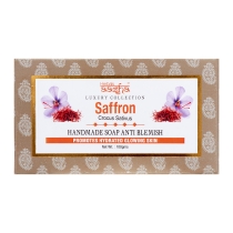 AASHA HERBALS Handmade saffron soap Мыло шафран ручной работы 100г