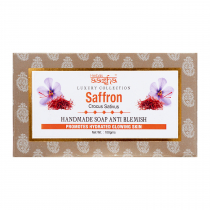 AASHA HERBALS Handmade saffron soap Мыло шафран ручной работы 100г