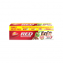 Dabur Red Зубная паста в комплекте с зубной щеткой 200г+100г