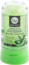 U&I Crystal deodorant with green tea and aloe vera Дезодорант кристаллический с зеленым чаем и алое
