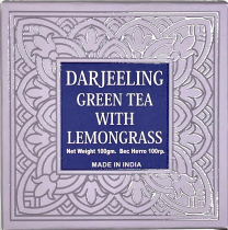 BHARAT BAZAAR Darjeeling Green Tea With Lemongrass Чай Дарджилинг Зелёный С Лемонграссом 100г