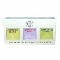 TPG Weekend Collection Tea Gift set 3 in 1 France Italiy Turkey Подарочный Набор  Чая Уикэнд Клддекц