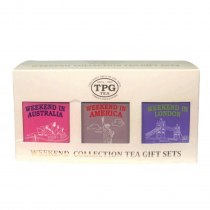 TPG Weekend Collection Tea Gift set 3 in 1 Australia America London Подарочный Набор Чая Уикэнд Клдд