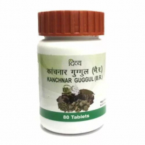 PATANJALI Kanchnar Guggulu Канчнар гуггул для нормализации работы лимфатической системы 80таб