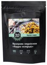 HOLY OM Spicy Indian Curry Seasoning Приправа индийская Карри острый 40г