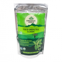 ORGANIC INDIA Green tea Tulsi Зеленый чай Тулси для повышения общего тонуса организма и иммунитета 1