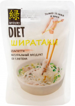 MIDORI Shirataki Noodles Spaghetti Лапша Ширатаки Спагетти 200г