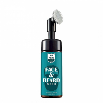 LUSTER Man Pride Charcoal Face & Beard Wash Face Wash Мужская пенка для умывания с древесным углём д