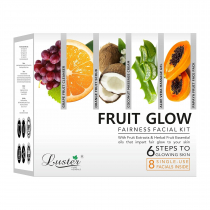 LUSTER Fruit Glow Fairness Facial Kit (New) Набор: Пенка для умывания, Скраб для лица, Массажный кре