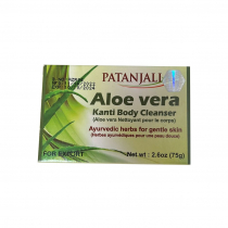 PATANJALI Kanti body cleanser Aloe vera Мыло травяное натуральное Алое Вера Канти 75г
