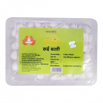 PATANJALI Aastha Cotton Wicks Plain Хлопковые фитили 25г