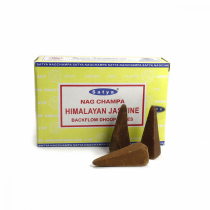 SATYA Himalaya Jasmine Dhoop Cone Благовония конусы Гималайский Жасмин 12шт