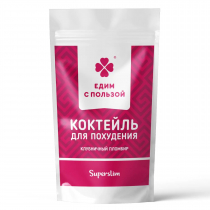 ЕДИМ С ПОЛЬЗОЙ  Коктейль для похудения протеиновый Клубничный Пломбир порошок 300г