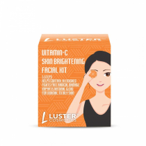 LUSTER Vitamin C Facial Kit Набор: Пенка-скраб для умывания, Массажный гель для лица, Массажный крем