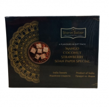 BHARAT BAZAAR Soan Papadi 4 in 1 Сладости Соан Папди подарочная упаковка (4 в 1) 400г